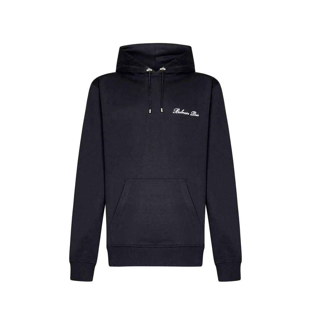 Black Cotton Sweatshirt
