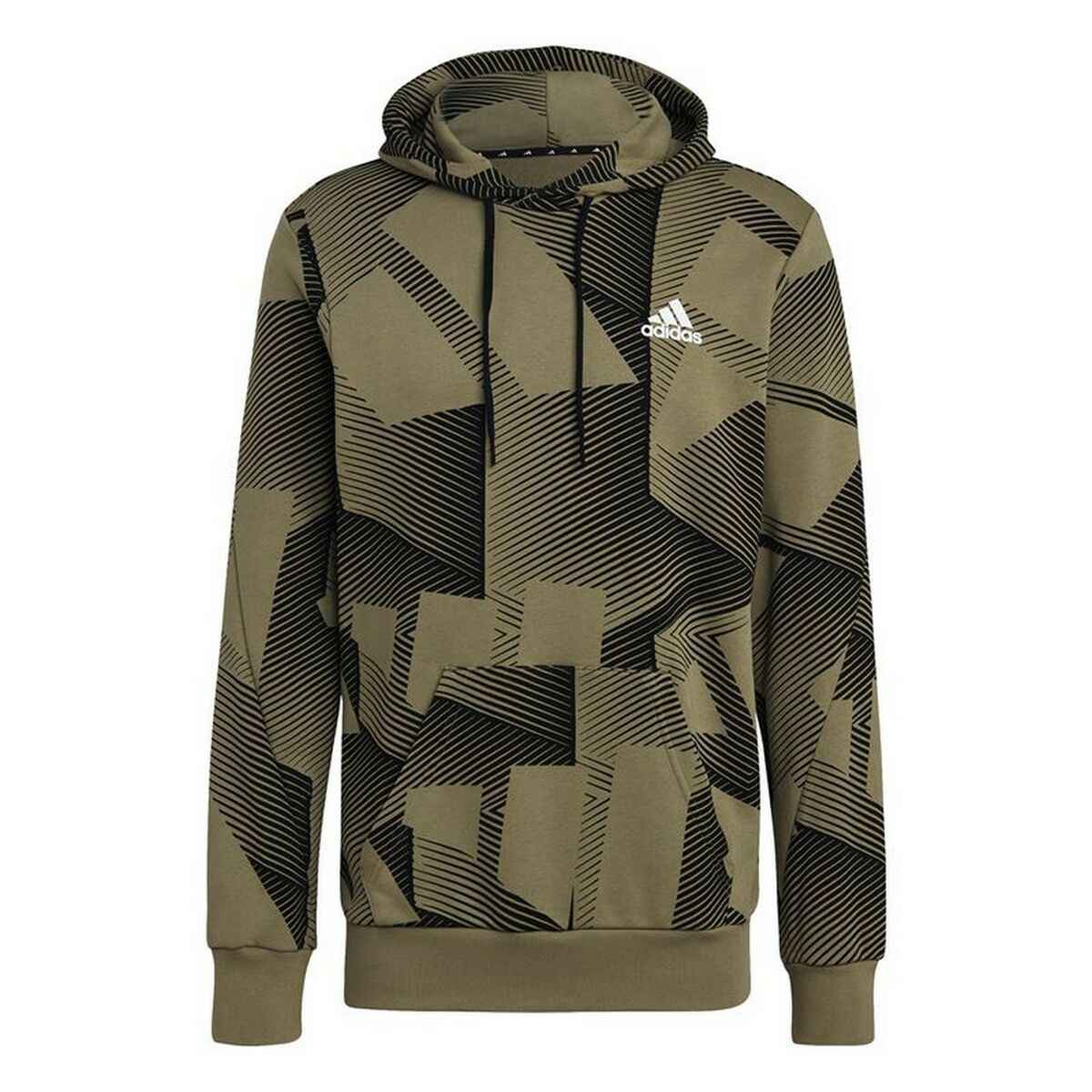 Men’s Hoodie Adidas Graphic M Khaki