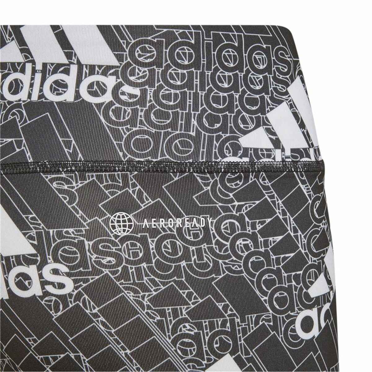Sports Leggings Adidas Designed To Move Grey Black