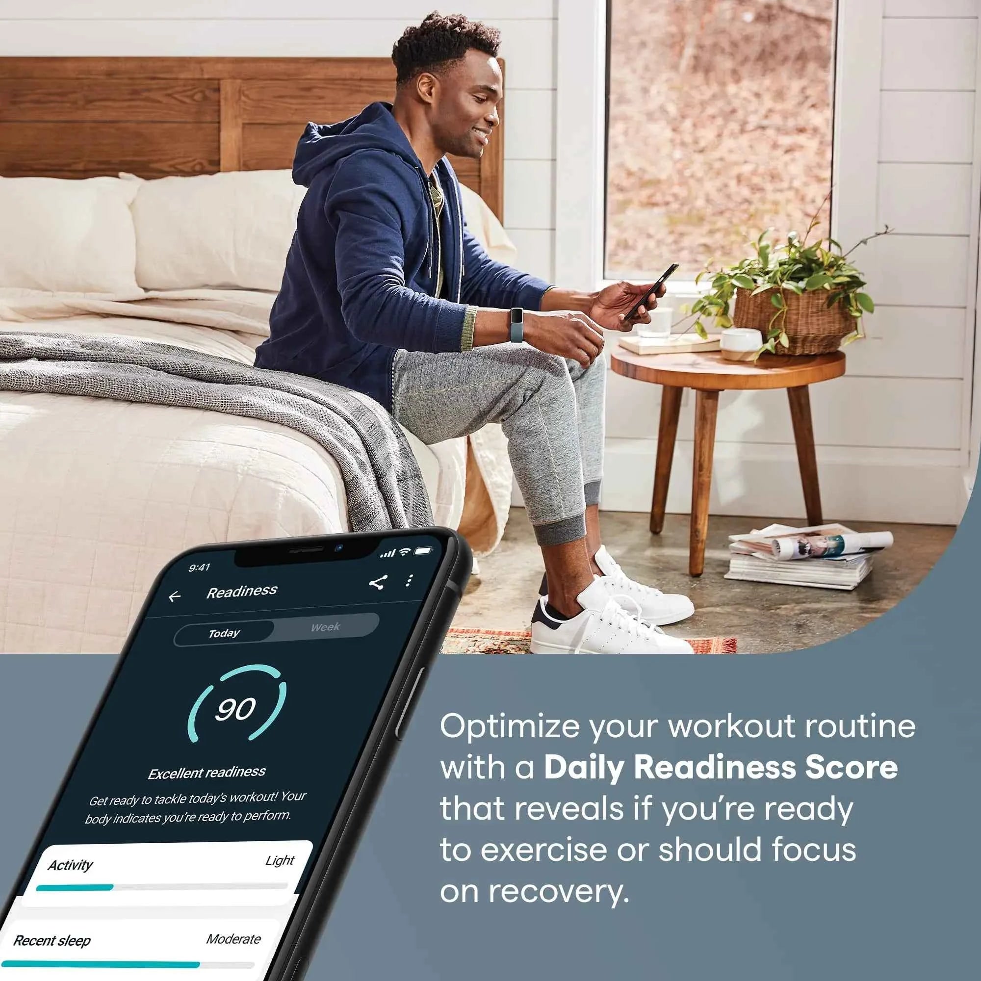 NNEOBA Health Fitness Tracker Monitoring Blue