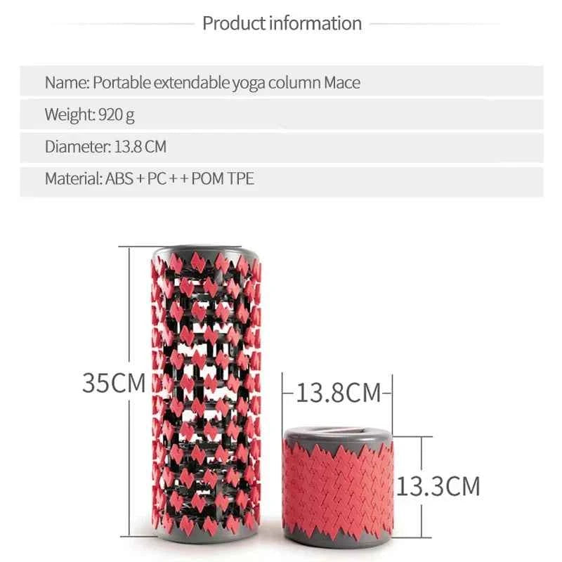 Roller Yoga Foam Massage Fitness (Red)