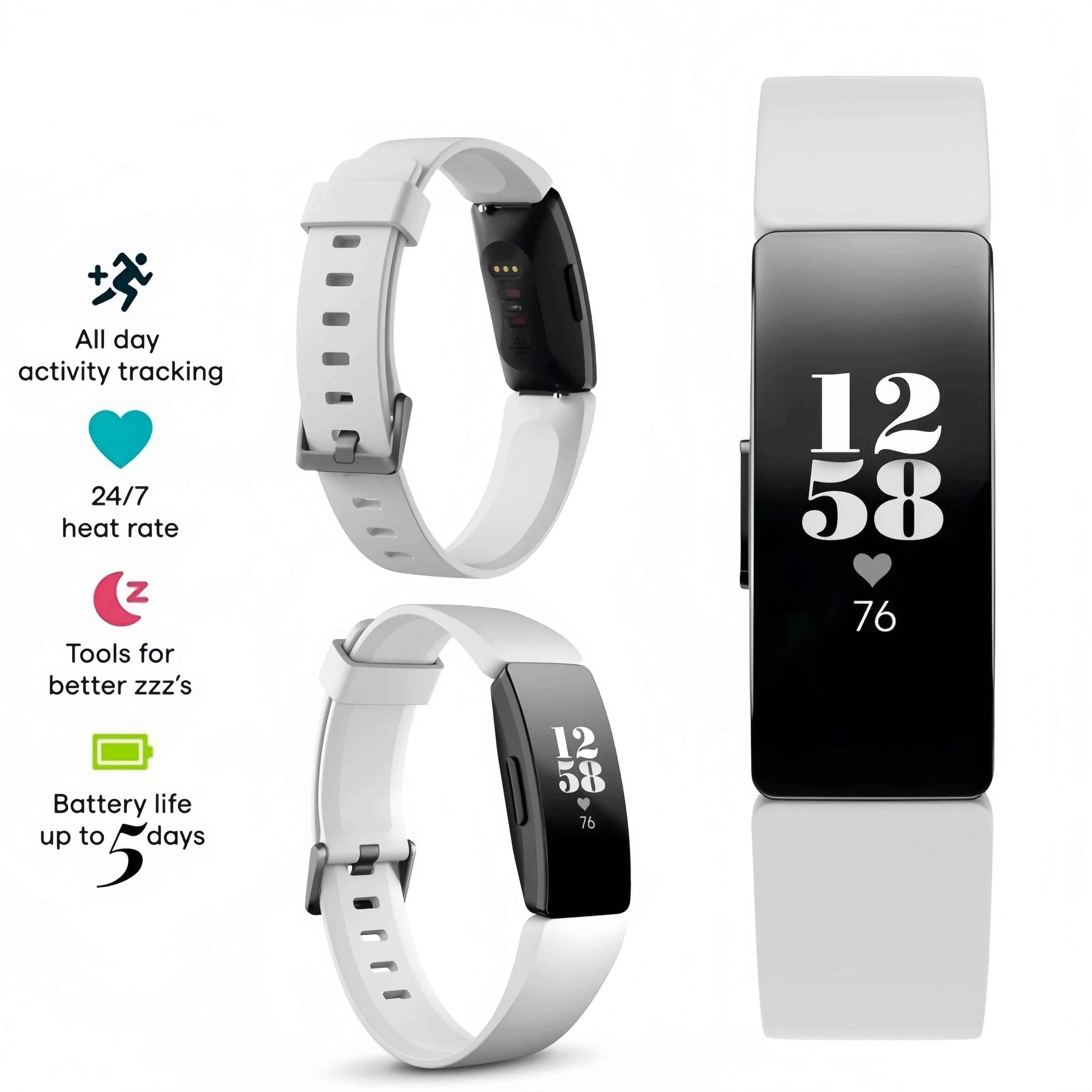 NNEOBA Health Fitness Smart Band White