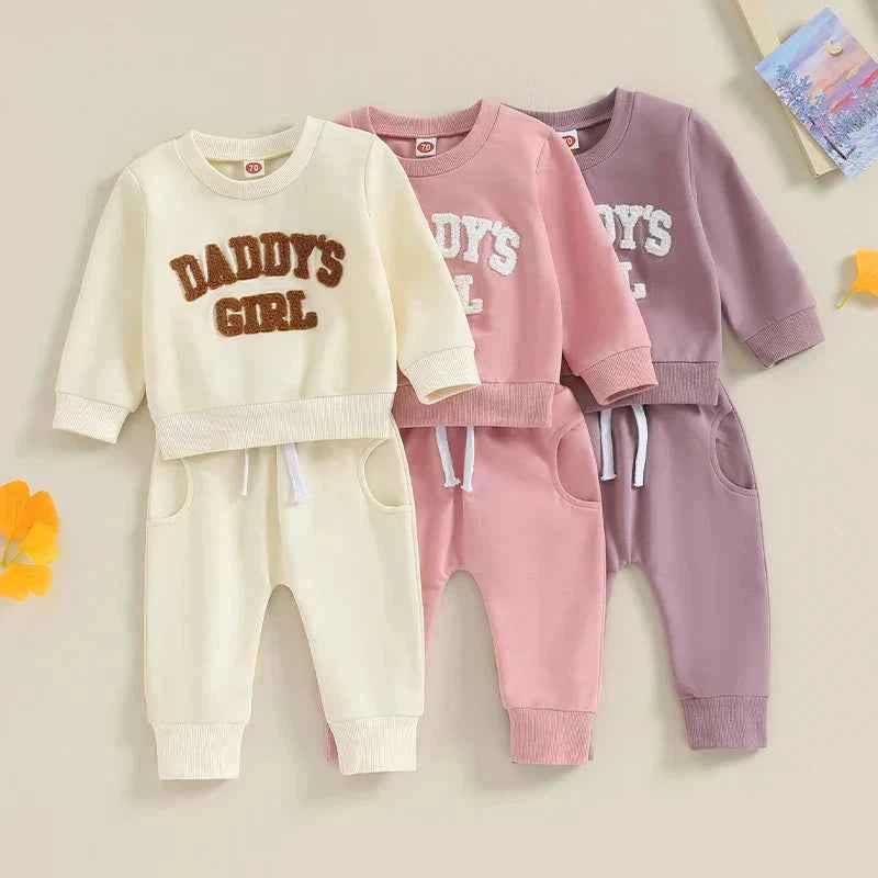Pants and Sweatshirt Set "Daddy's Girl" Multivariant