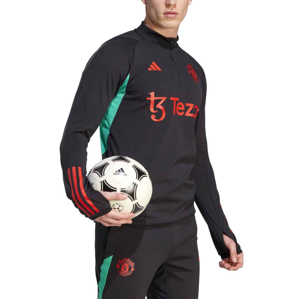 Manchester United black training technical tracksuit 2023/24 - Adidas