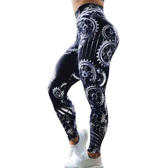 Leggings sport women fitness Print High Waist Leggings Fitness Sports Running Yoga Athletic Pants sport leggings